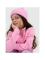 Dívčí běžný fleece s kapucí 4F 4FJRSS26TFLEF507-56S