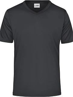 Daiber JN 736 Pánské sportovní tričko s výstřihem do V 02.0736 black
