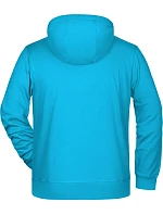 Daiber 8026 Pánská mikina s kapucí 02.8026 turquoise