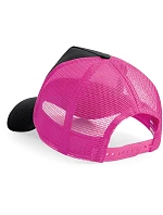 Beechfield B 640 5 panelová Trucker kšiltovka 53.0640 black/fuchsia