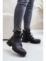 Zazoo 2831 Dámské Botky Z Přírodní Kůže Černé