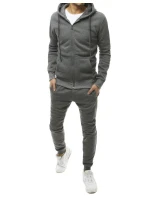 FashionStreet pánská tmavě šedá tepláková souprava AX0303