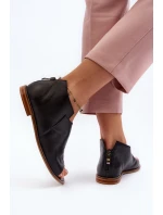 Dámské kožené sandály Laura Messi 2443 černé