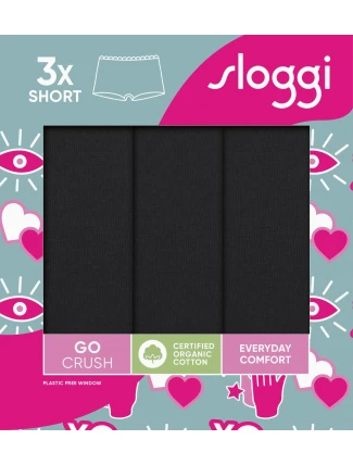 sloggi GO Crush Short C3P - BLACK - SLOGGI BLACK - SLOGGI