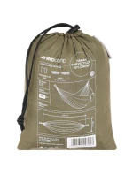 TURISTICKÁ HOUPACÍ SÍŤ PRO 2 OSOBY 270X140CM ZELENÁ ČERNÁ TURISTICKÁ HOUPACÍ SÍŤ PRO 2 OSOBY 270X140CM ZELENÁ ČERNÁ