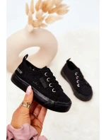 Prolamované Tenisky Big Star JJ374133 Černé Prolamované Tenisky Big Star JJ374133 Černé