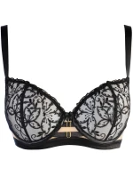 Dámská podprsenka V-10551 Černá s béžovou - Axami Dámská podprsenka V-10551 Černá s béžovou - Axami