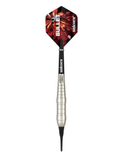 Šipky Unicorn Bullet z nerezové oceli s měkkým hrotem - Jelle Klaasen 20g:23531