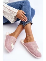 Dámské klasické pantofle s růžovou výstelkou Mabira Dámské klasické pantofle s růžovou výstelkou Mabira