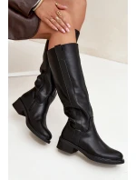 Dámské oficírky na nízkém podpatku Averna – černé