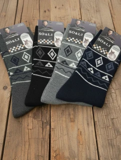 WiK SO&LI ponožky art.001/1 Angora pánské 39-46