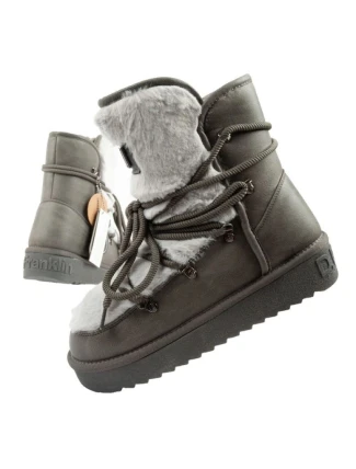 D.Franklin snow boots dámské zimní módní kožešina zateplené šedé dámské D.Franklin snow boots dámské zimní módní kožešina zateplené šedé dámské