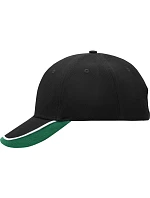 Daiber MB 49 Kšiltovka s tříbarevným kšiltem 03.0049 black/white/dark green Daiber MB 49 Kšiltovka s tříbarevným kšiltem 03.0049 black/white/dark green