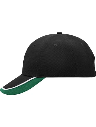 Daiber MB 49 Kšiltovka s tříbarevným kšiltem 03.0049 black/white/dark green Daiber MB 49 Kšiltovka s tříbarevným kšiltem 03.0049 black/white/dark green