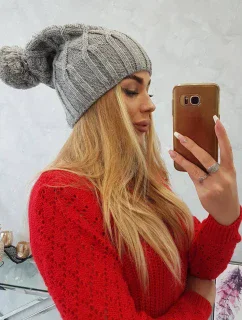 Milano fleecová čepice K203 světle šedá