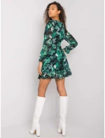 Šaty DHJ SK 12220 1.10P tmavě zelená