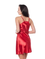 Saténová košilka Edith chemise red 3 - Anais