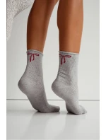 Dámské ponožky, netlačící, s mašlí 0200.193