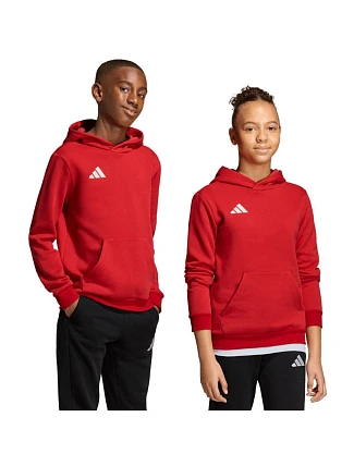 Dětská mikina adidas Entrada 26 Hoody červená JZ6568