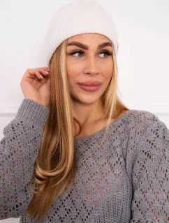 Tenká čepice Oliwia K252 ecru