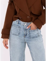 Kalhoty D80018BB62456L191 světle modré