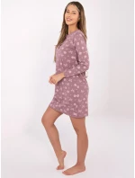 DU KN noční košile FP 101.19 tmavě růžová