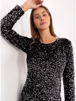 Šaty IT SK 20022.21P černá a stříbrná