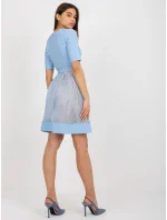 LK SK 506551 šaty.76P světle modrá LK SK 506551 šaty.76P světle modrá