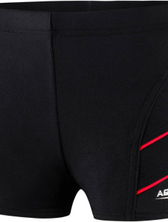 AQUA SPEED Plavecké šortky Andy Black/Red Pattern 16