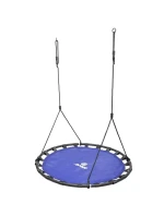 ZAHRADNÍ HOUPAČKA ČAPÍ HNÍZDO 120CM MODRÁ