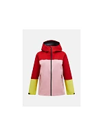 Dámská bunda PEAK PERFORMANCE W Trail Hipe 2.5L Shell Jacket, červená barva Dámská bunda PEAK PERFORMANCE W Trail Hipe 2.5L Shell Jacket, červená barva