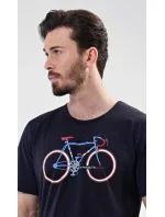 Pánské pyžamo šortky Old bike Pánské pyžamo šortky Old bike