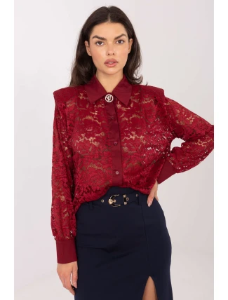 Košile s dlouhým rukávem  model 222319 Italy Moda