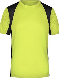 Daiber JN 306 Pánské běžecké tričko 02.0306 fluo yellow/black