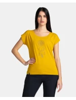 Dámské tričko ROANE-W Žlutá s potiskem - Kilpi