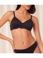 Dámská podprsenka Modern Lace+Cotton WP EX - BLACK - černá 0004 - TRIUMPH Dámská podprsenka Modern Lace+Cotton WP EX - BLACK - černá 0004 - TRIUMPH