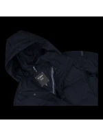 Dámský zimní kabát s kapucí CMP zateplená nepromokavá bunda černá (34K0096/N950)