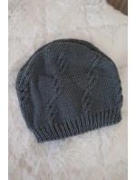 Dámská čepice Lorena K377 tmavě šedá