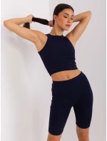 Sada EM KMPL 828.14 tmavě modrá a bílá