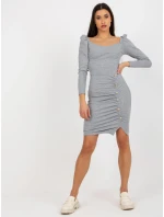 Dámské šaty EM SK 20 320.07 šedá - FPrice Dámské šaty EM SK 20 320.07 šedá - FPrice
