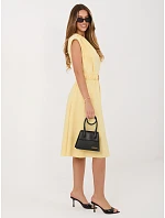 Šaty MI SK 3430 1.01 světle žlutá