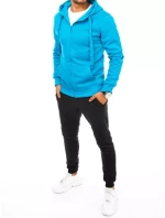 FashionStreet pánská modročerná tepláková souprava AX0639