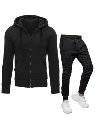 FashionStreet černá pánská tepláková souprava AX0380z