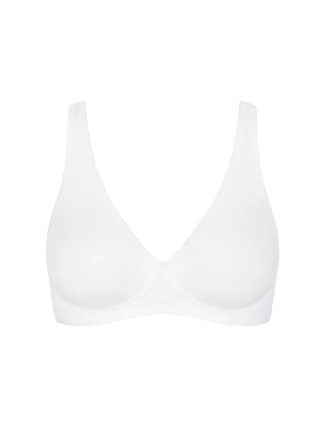 Dámská podprsenka Basic+ Soft Bra - WHITE - bílá 0003 - SLOGGI