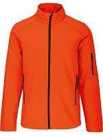 Kariban K 401 Pánská 3-vrstvá softshellová bunda 20.K401 fluorescent orange