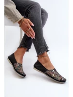 Dámské kožené baletky Maciejka 1930B černé