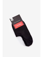 Dámské bavlněné mikro ponožky hladké černé Dámské bavlněné mikro ponožky hladké černé