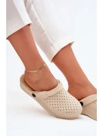 Pěnové Pantofle Dámské Béžové Faylina Pěnové Pantofle Dámské Béžové Faylina