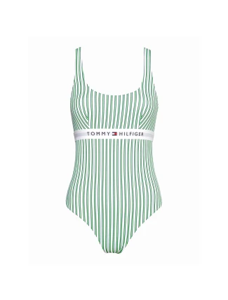 Dámské jednodílné plavky UW0UW04564-0K6 - Tommy Hilfiger