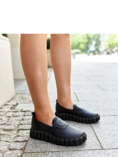 Dámské polobotky TQ2407 Černá - Gemre